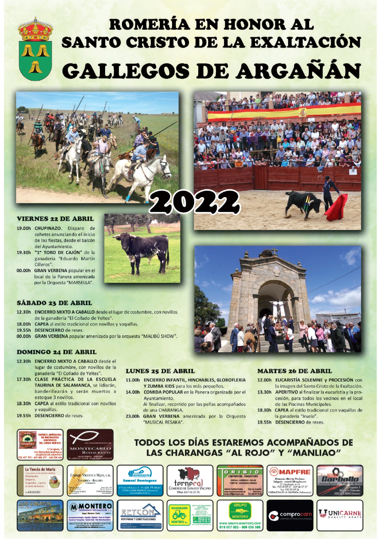 Romería en honor al Santo Cristo de la Exaltación 2022 Gallegos de Argañán
